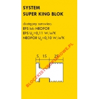 SUPER KING BLOK - 25 cm ocieplenia - domy pasywne